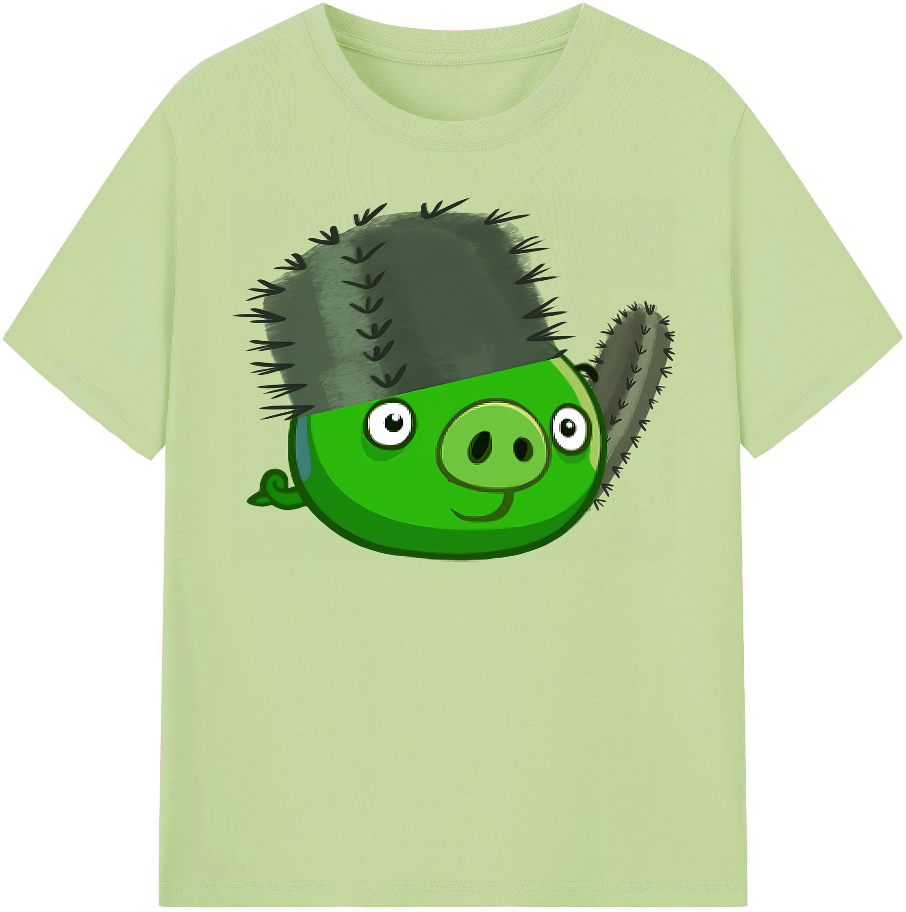 Angry Birds アングリーバード 綿100％半袖Tシャツ（フロントプリント）